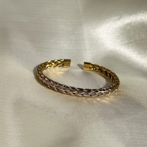 Bracelete Cordão Entrelaçado