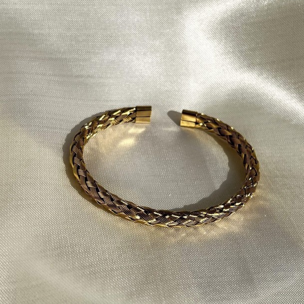 Bracelete Cordão Entrelaçado