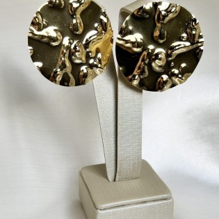 Brinco Martelado Redondo Grande