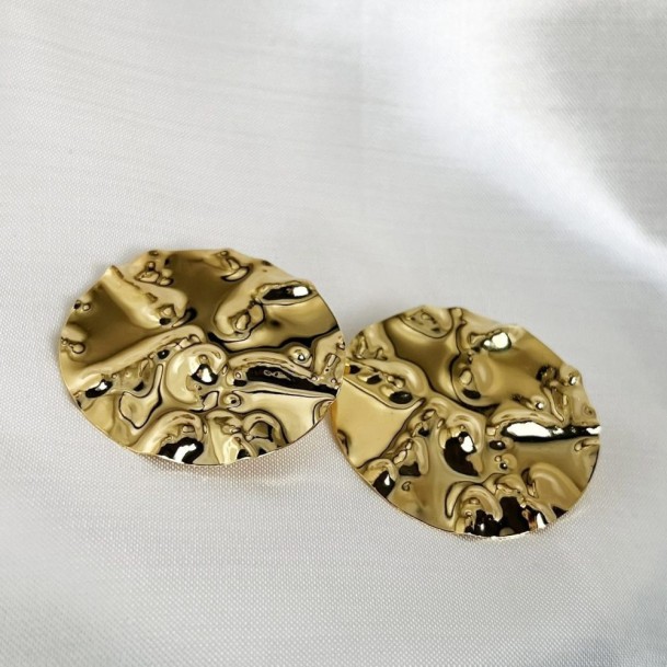 Brinco Martelado Redondo Grande