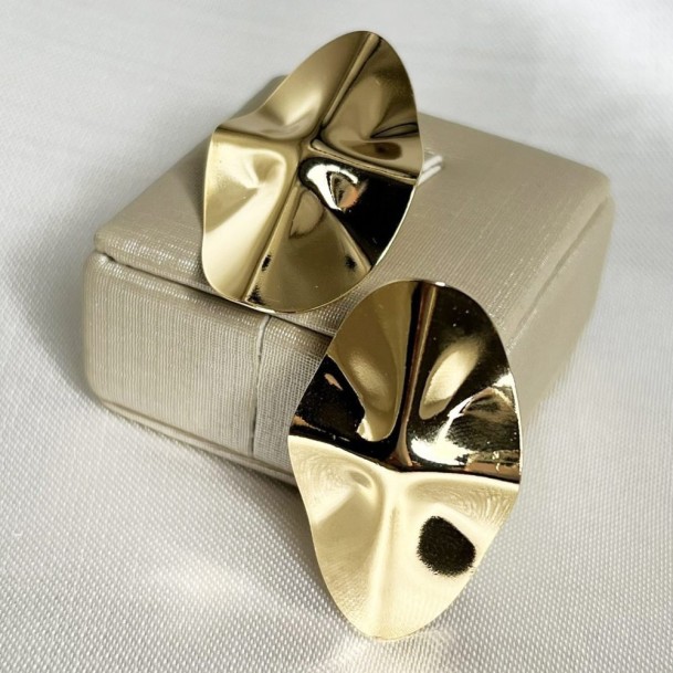 Brinco Martelado Folha Médio