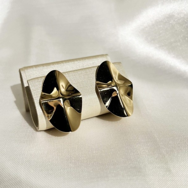 Brinco Martelado Folha Médio