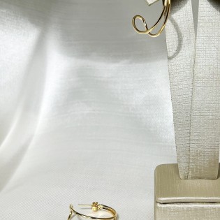 Brinco Meia Argola Dupla