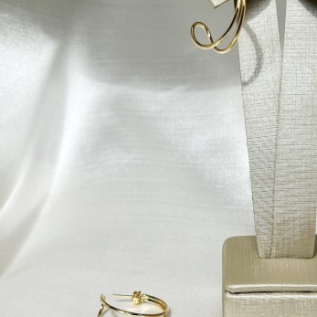 Brinco Meia Argola Dupla