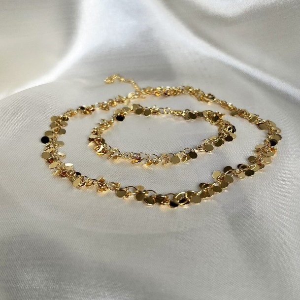 Colar Choker Medalhas