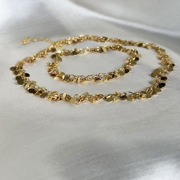 Colar Choker Medalhas