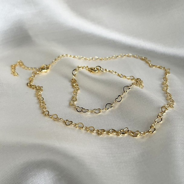 Pulseira Corações Entrelaçados