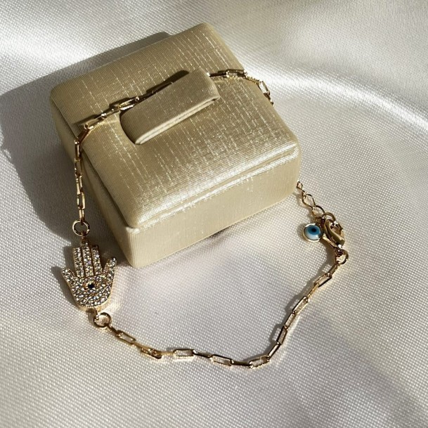Pulseira Mão de Hamsá