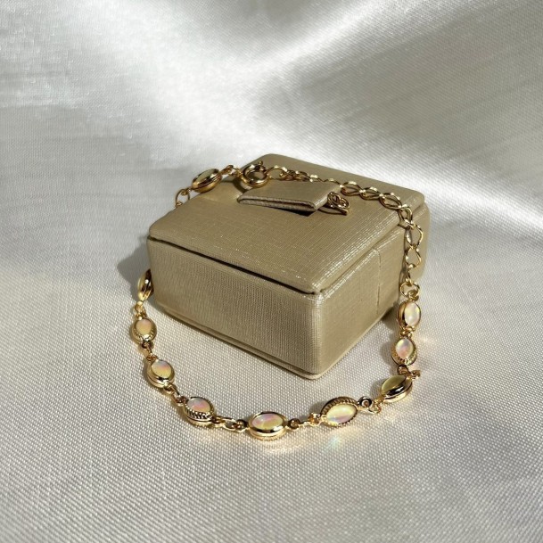 Pulseira Madrepérola Oval