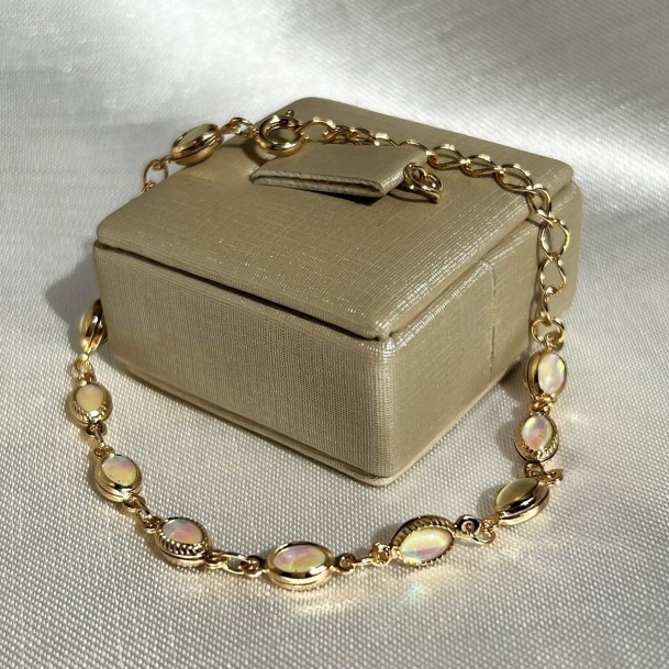 Pulseira Madrepérola Oval