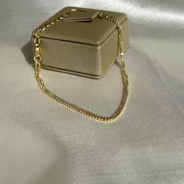 Pulseira Dupla Bolinhas