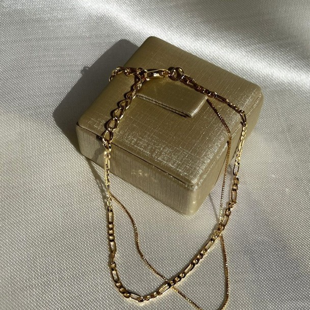 Pulseira Dupla Com Elos