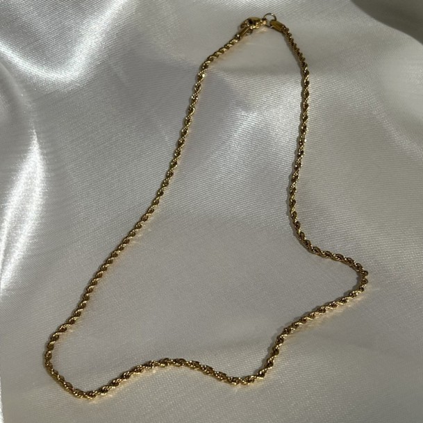 Colar Cordão Baiano Dourado