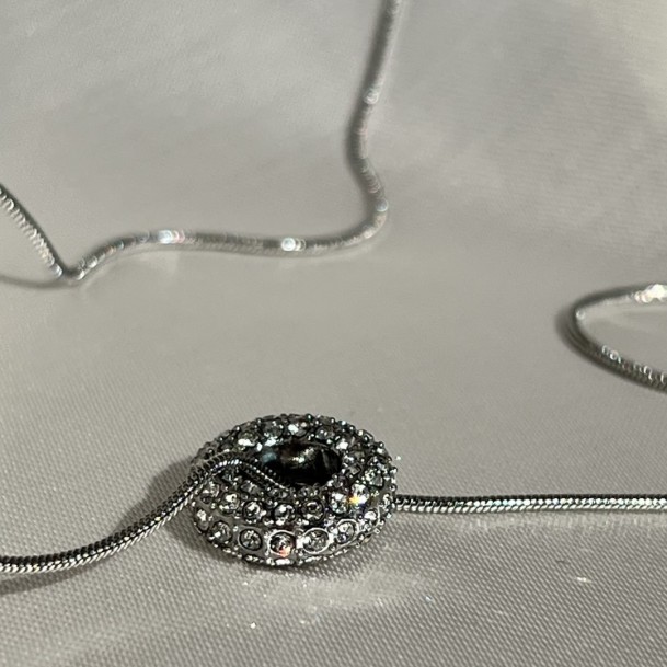 Colar Aro Com Strass