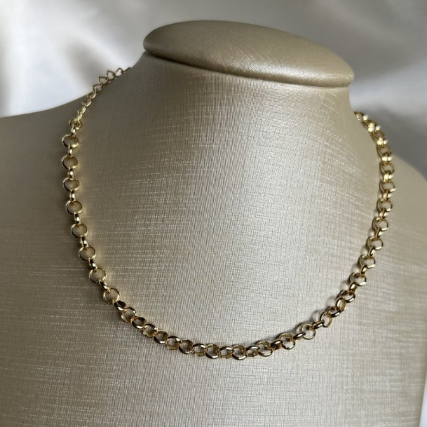 Colar Argolas Entrelaçadas