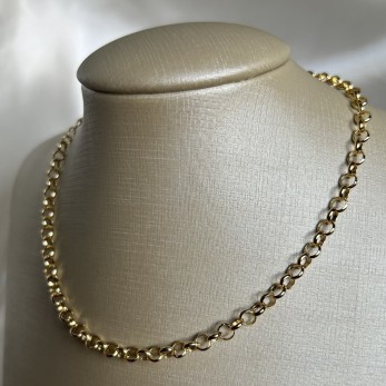 Colar Argolas Entrelaçadas