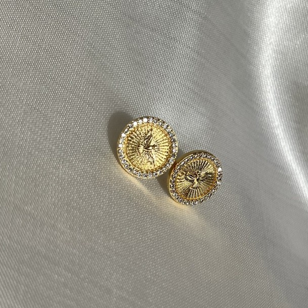 Brinco Espírito Santo Cravejado