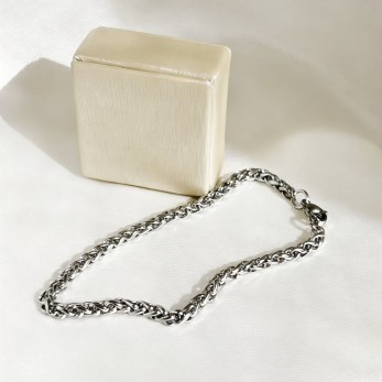 Pulseira Masculina Estilo Cordão